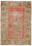 Silk khotan antique rug